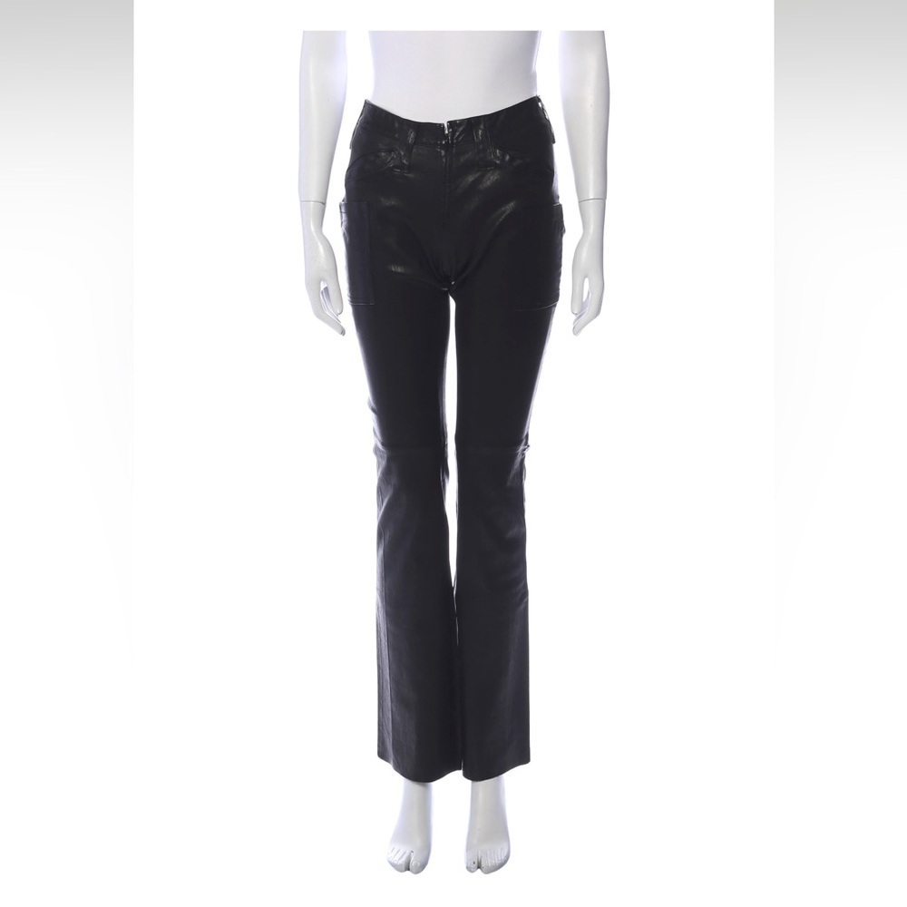 DDC Lab leather wide leg pants